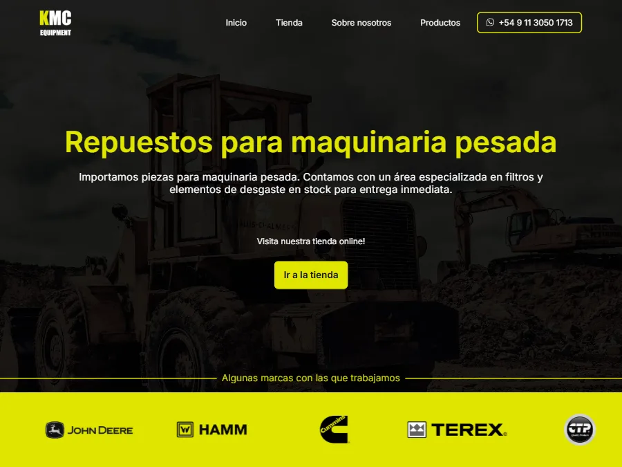 Página de inicio de k-mc.com.ar